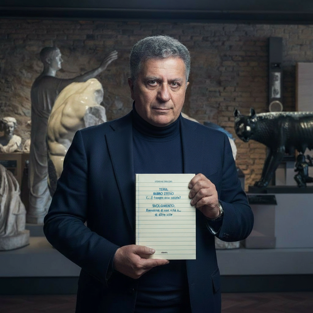 Stefano Scaloni con il libro Babbo Steno